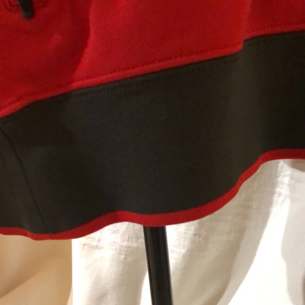 Nike Lebron sample red and dark gray zip up‎ jacket, size large